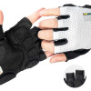 Rockbros TLS004 ROAD TO SKY kurze stoßdämpfende Fahrradhandschuhe M, Weiß