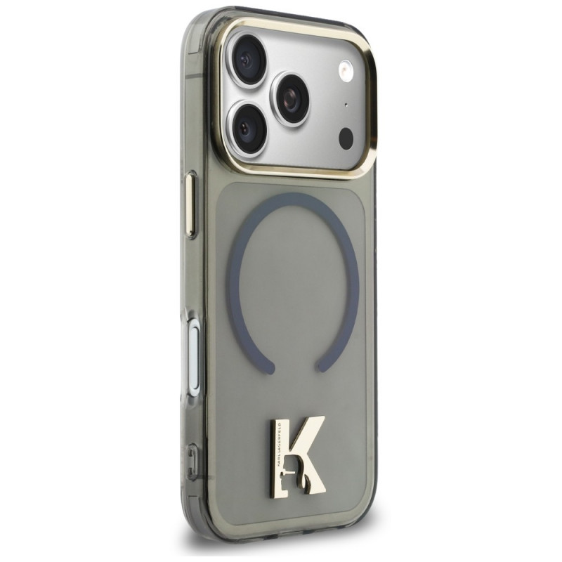 Karl Lagerfeld IML K Head Hülle KF003410-0 für Apple iPhone 18 Pro Max / 17 Pro Max, Schwarz