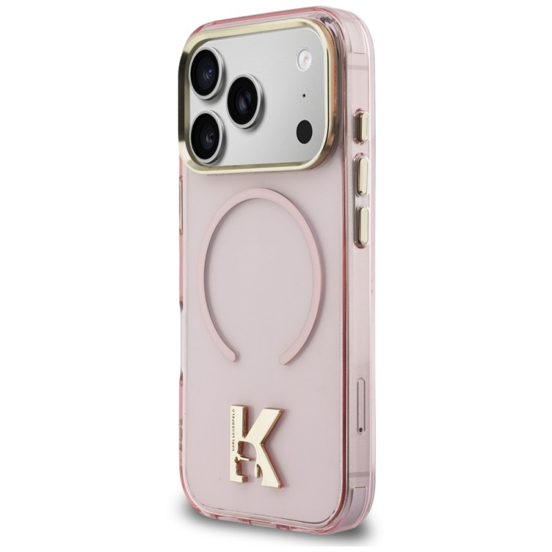 Karl Lagerfeld IML K Head Hülle KF003412 für Apple iPhone 18 Pro Max / 17 Pro Max, Rosa
