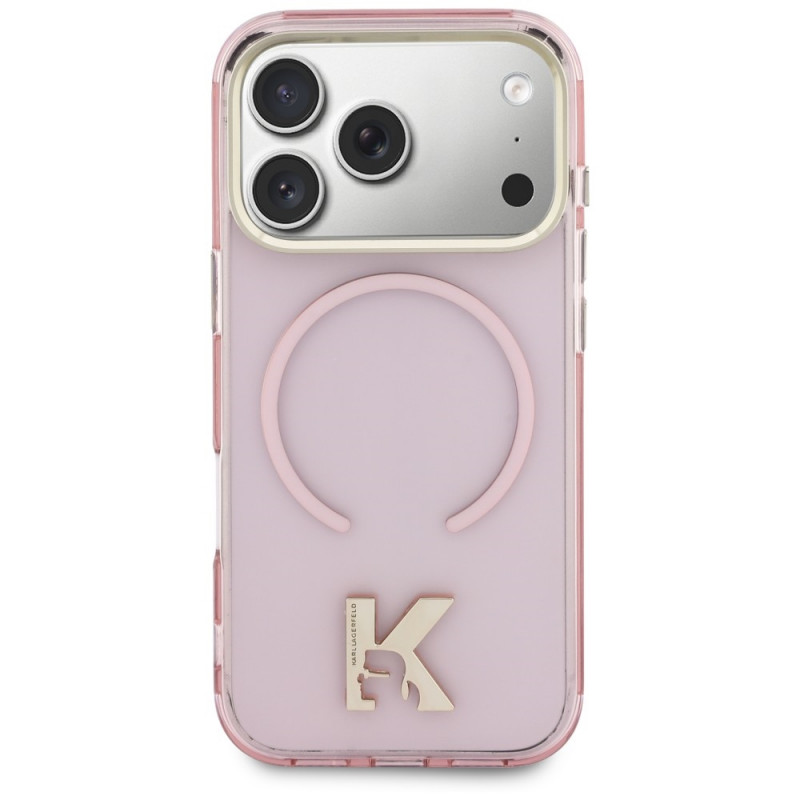 Karl Lagerfeld IML K Head Hülle KF003412 für Apple iPhone 18 Pro Max / 17 Pro Max, Rosa