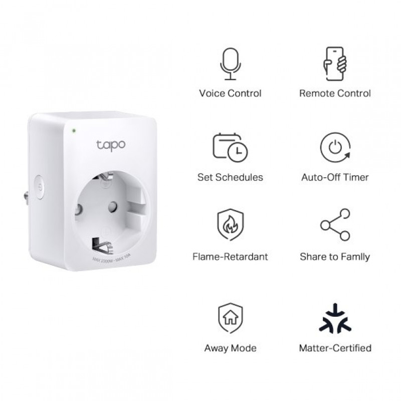 TP-Link Tapo P100M Mini Smarte Wi-Fi-Steckdose (EU)