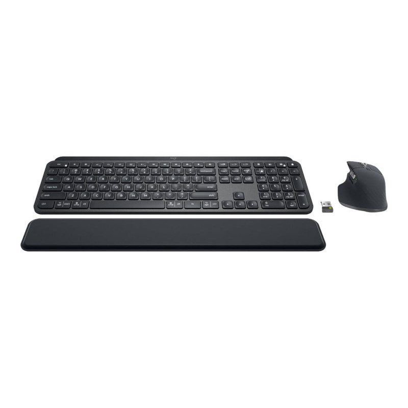 Logitech MX Keys Combo for Business Tastatur-und-Maus-Set (920-010929), Graphit, italienisches QWERTY