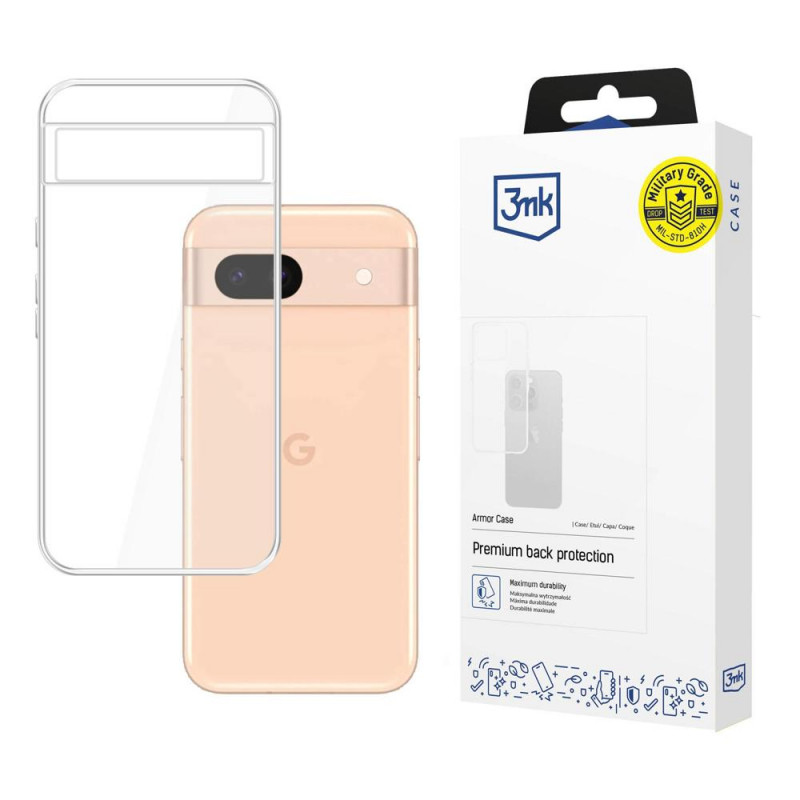 3MK Armor Case Google Pixel 8A 5G, durchsichtig