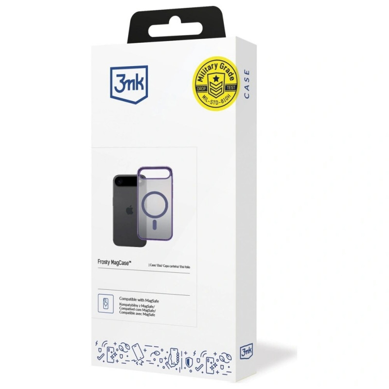 3MK Frosty MagCase Hülle für Apple iPhone Air, Violett