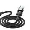 3MK Hyper Cable N-SERIES 6in1 USB-C / USB-A auf USB-C / MicroUSB / Lightning Kabel, QC 3.0, 18 W (9 V / 2 A), 1.2 m, Schwarz
