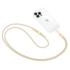 Tech-Protect C2S Seil-Umhängeband fürs Handy, Beige/Gold