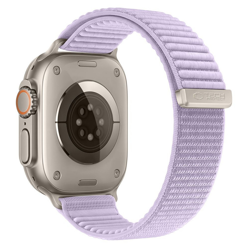Tech-Protect NylonLoop Armband für Apple Watch 8 / 9 / 10 / 11 / 12 / SE (40 / 41 / 42 mm), Violett