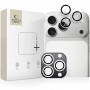 Tech-Protect Camring Fit+ Kameralinsen-Abdeckungen für Apple iPhone 14 Pro / 14 Pro Max / 15 Pro / 15 Pro Max / 16 Pro / 16 Pro Max / 17 Pro / 17 Pro Max, Silber