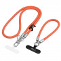 Tech-Protect C10S Rope Crossbody & Wrist Handyband-Set, Orange/Titan