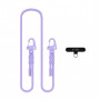 Tech-Protect C5SD Handyband zum Umhängen aus Seil, 80 cm, Lavendel