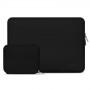 Tech-Protect NeoSlim THP3383 Laptop-Hülle 13-14 Zoll mit Zubehörtasche, Schwarz