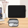 Tech-Protect NeoSlim THP3383 Laptop-Hülle 13-14 Zoll mit Zubehörtasche, Schwarz