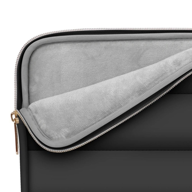 Tech-Protect Puffy THP3474 Laptop-Hülle 13-14 Zoll mit Zubehörtasche, Schwarz