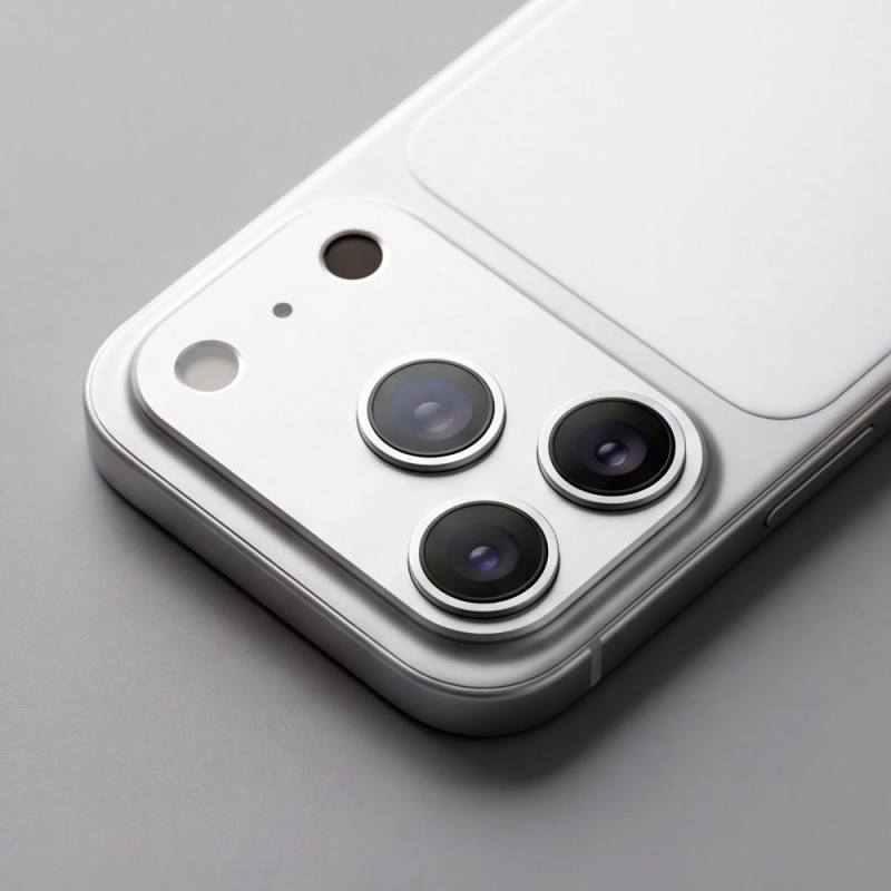 Tech-Protect Camfull Fit+ Kameraobjektiv-Schutz für Apple iPhone 18 Pro, Silber