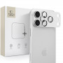 Tech-Protect Camfull Fit+ Apple iPhone 18 Pro Max Kameraobjektivschutz, Silber