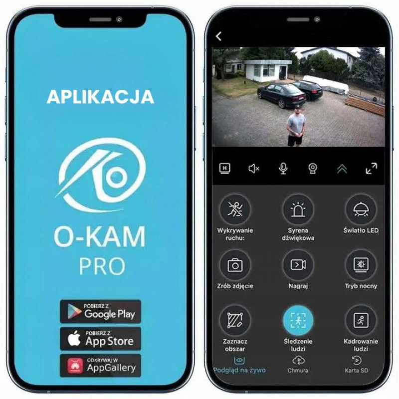 Orllo Z1 Tubus-IP-Kamera, 4K, 8MP, Wi-Fi