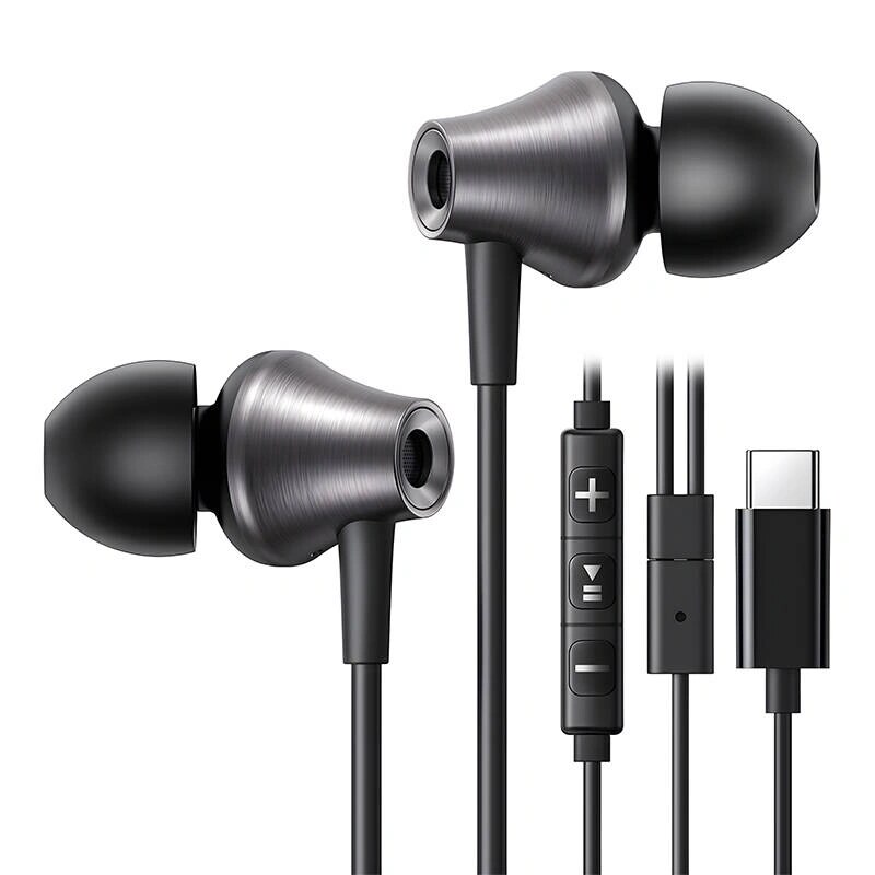Ugreen EP105 USB-C kabelgebundene In-Ear-Kopfhörer, 1.2 m, schwarz