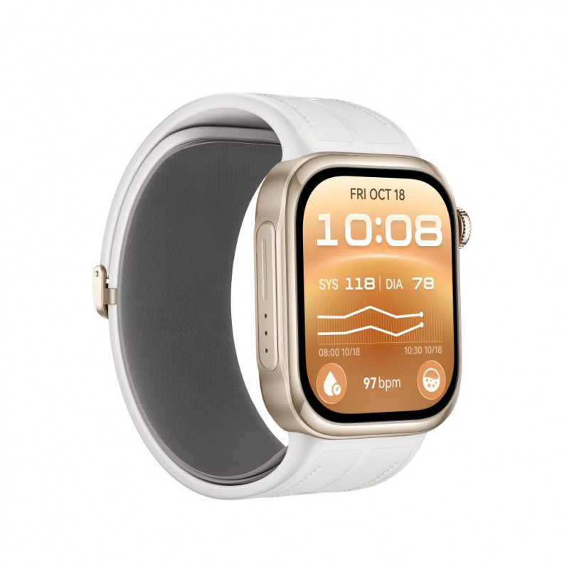 Huawei Watch D3 (Riva-B19) Smartwatch, 46 mm, Gold/Weiß