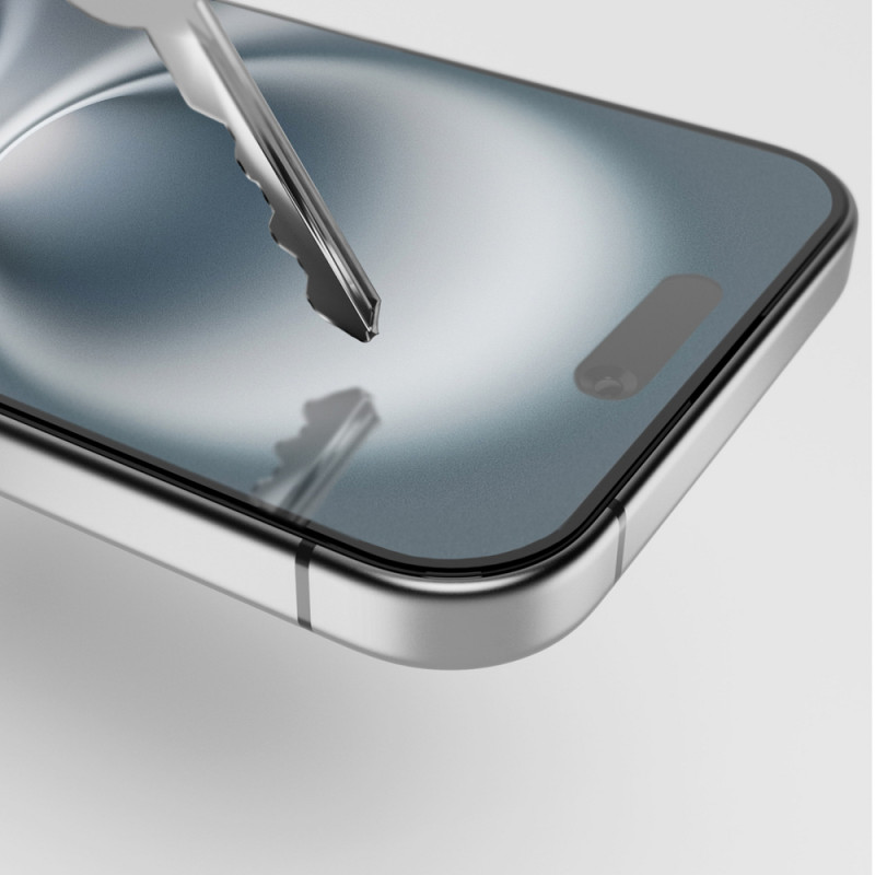 PURO Frame Panzerglas mit Rahmen für iPhone 16 Plus