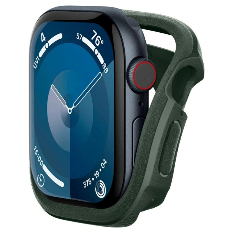 Spigen Caseology Vault Hülle für Apple Watch 10 / 11 46 mm, Mitternachtsgrün