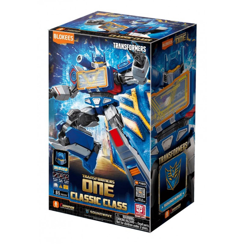 Blokees Transformers One Classic Class 17 Soundwave Sammelfigur 71183