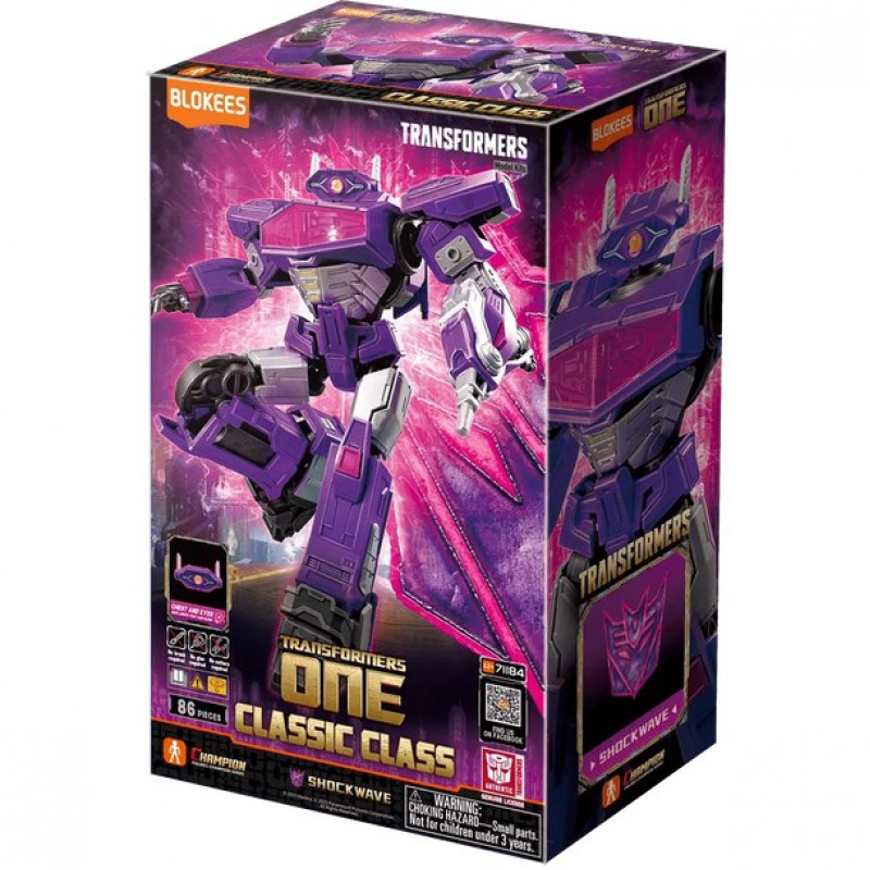 Blokees Transformers One Classic Class 18 Shockwave Sammelfigur 71184