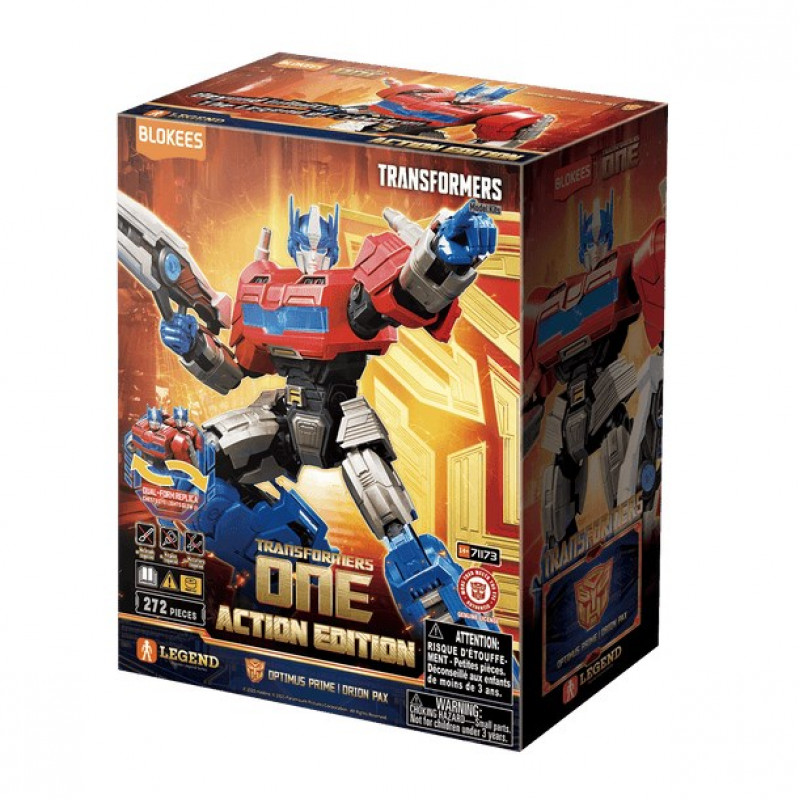 Blokees Transformers Action Edition Optimus Prime / Orion Pax Sammelfigur 71173