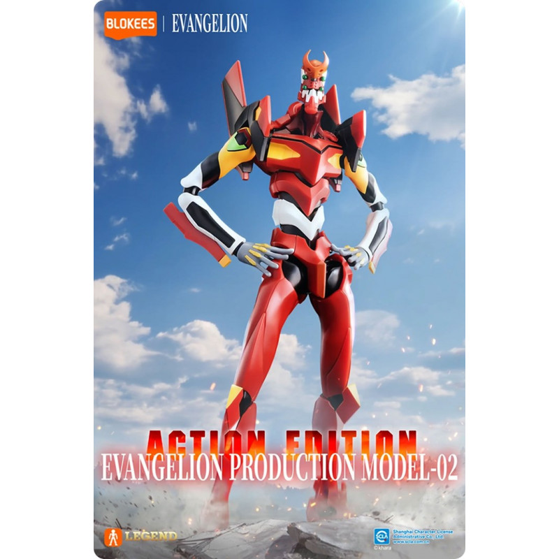 Blokees Evangelion Action Edition Evangelion Production Model 02 Sammelfigur 73512