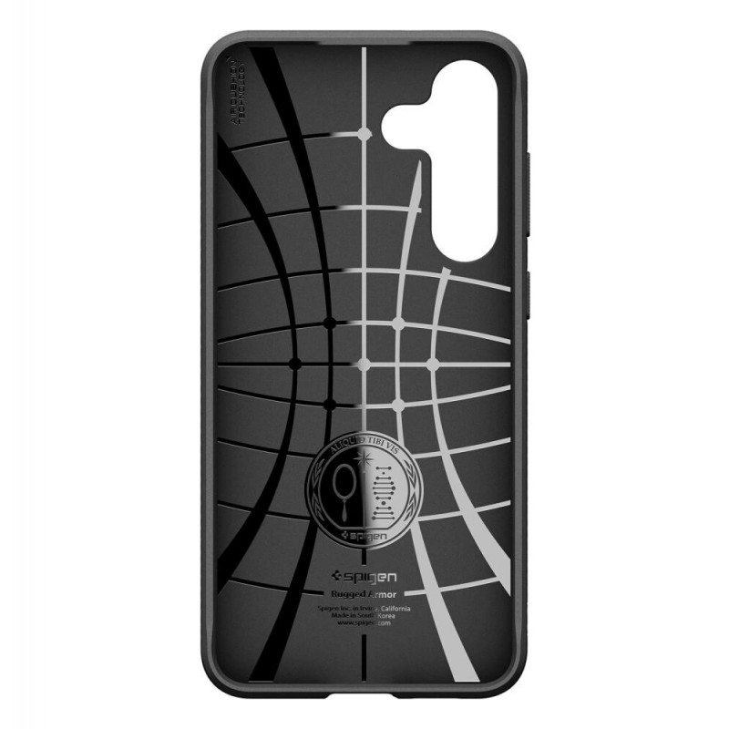 Spigen Rugged Armor Hülle für Samsung Galaxy S25 FE, Mattschwarz