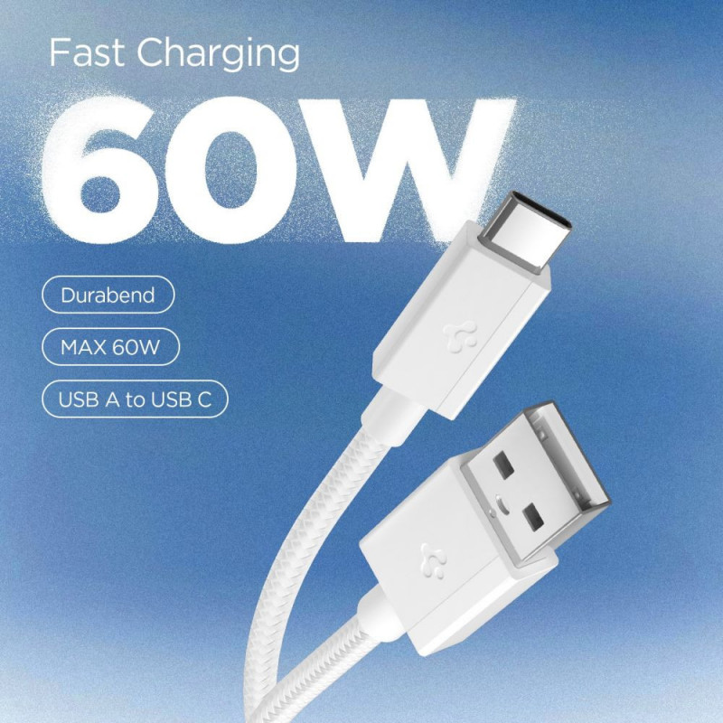 Spigen EB6015AC Essential USB-C-Kabel 60W 150 cm, Weiß