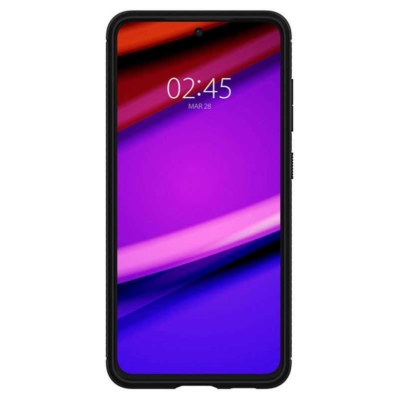 Spigen Rugged Armor Hülle für Samsung Galaxy S21 FE, Mattschwarz