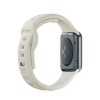 3mk Silikon-Uhrenarmband für Apple Watch 42/44/45/49 mm, beige