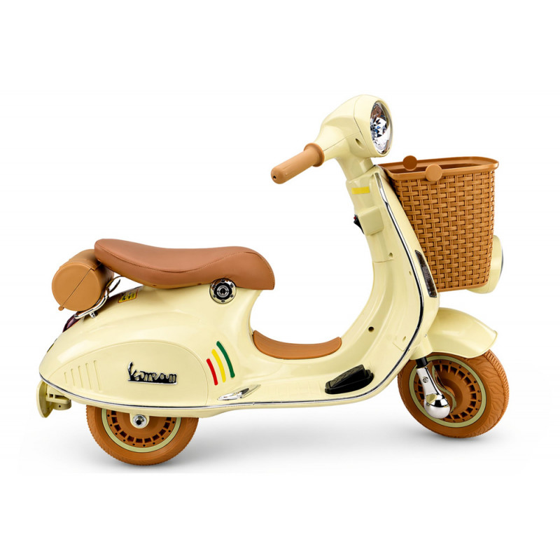 Lean Cars XW-03 Batterie-Scooter, 35 W, beige
