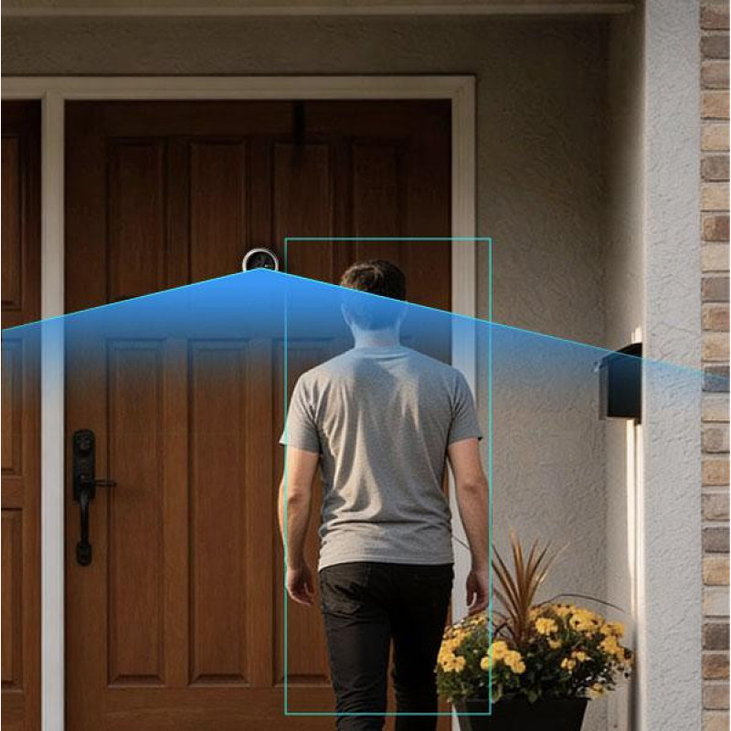 Ezviz CP4 4 MP Wi-Fi Türspion, silber