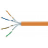 Equip 404553 Cat7 S/FTP Installationskabel als Meterware, 1000 m, halogenfrei (LSZH), orange