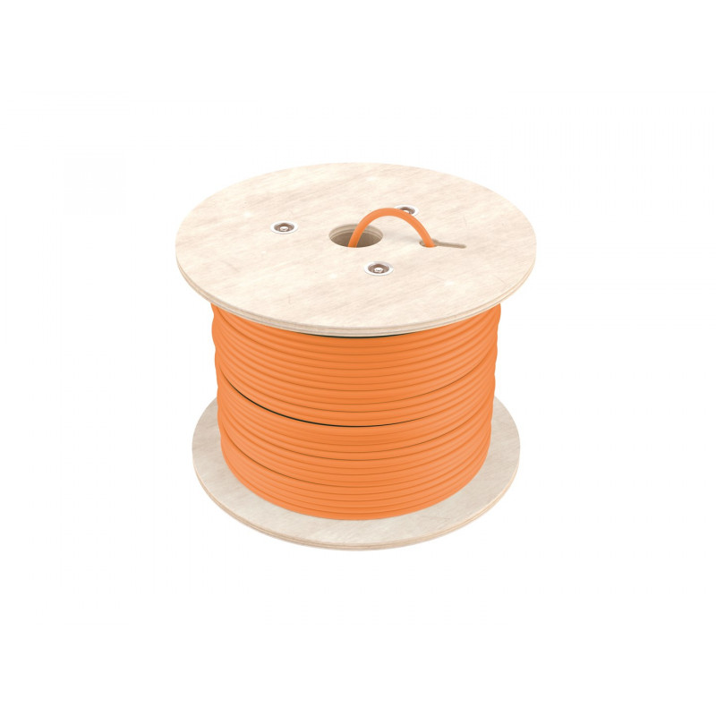 Equip 404553 Cat7 S/FTP Installationskabel als Meterware, 1000 m, halogenfrei (LSZH), orange