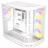 HYTE Y50 Snow White PC-Gehäuse, Weiß, Hartglas x 3