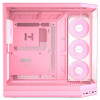 HYTE Y50 Strawberry Milk PC-Gehäuse, hellrosa, Hartglas x 3