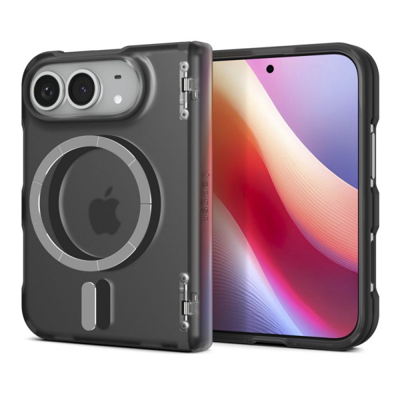 Spigen Ultra Hybrid Pro MagFit Hülle für Apple iPhone Duo, Frost Black
