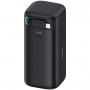 USAMS US-CD217 XMF Series Powerbank 18000 mAh, PD 45W Schnellladung, mit Lightning-Kabel, schwarz