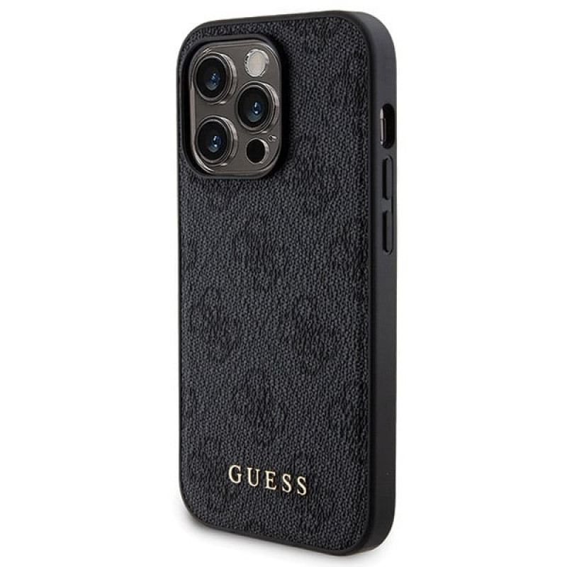 Guess GUBPM5P14X4GEMGK Apple iPhone 14 Pro Max Hardcase + 5000 mAh MagSafe Powerbank Bundle, 4G Metal Logo, schwarz