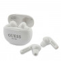 Guess GUTWS1CWHTWS kabellose In-Ear-Kopfhörer mit Dockingstation, Bluetooth 5.0, weiß