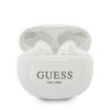 Guess GUTWS1CWHTWS kabellose In-Ear-Kopfhörer mit Dockingstation, Bluetooth 5.0, weiß