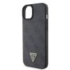 Guess GUHCP15MP4TDSCPK Apple iPhone 15 Plus / 14 Plus Hardcase, Crossbody 4G Metal Logo, Schwarz