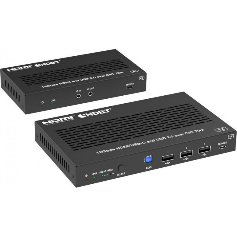 Vivolink VLHUB121-EXT 4K Extender HDMI und USB-C