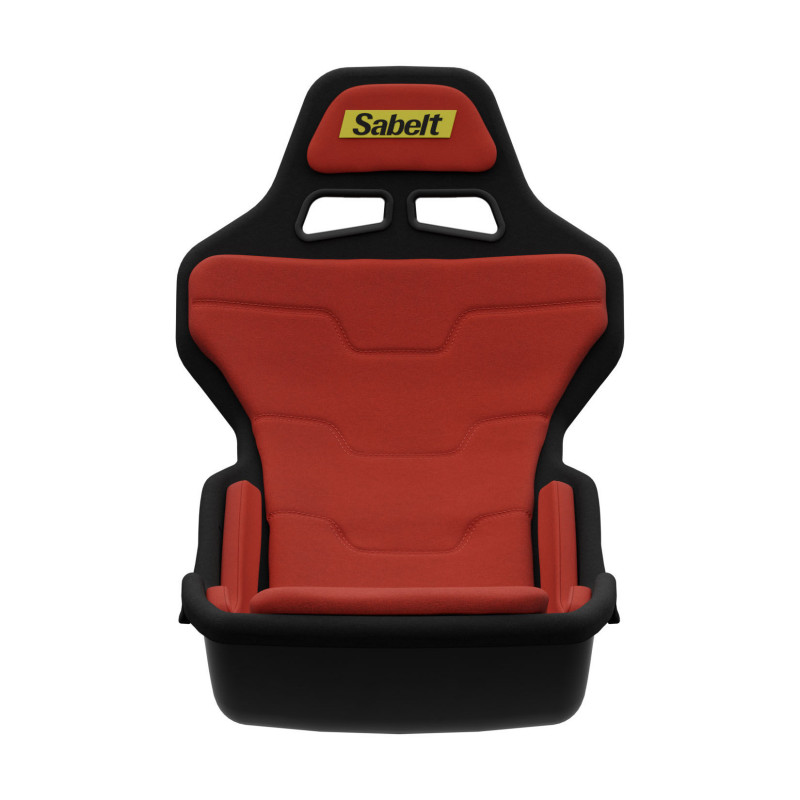 Sabelt SRP-1 Sim-Racing-Sitz, Glasfaserschale, Formel-Design, gepolstert, racing red