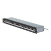 StarTech.com C6APANELSTP241UPD 24-Port 1U geschirmtes Cat6A Patchpanel, 110 Punch-Down, Rackmontage, RJ45 STP, 48,3 cm (19"), Silber
