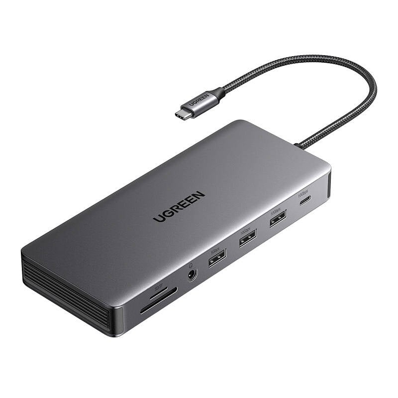 Ugreen Revodok Pro 313 USB-C Laptop-Dockingstation (15978), UGR1851, 100 W, grau