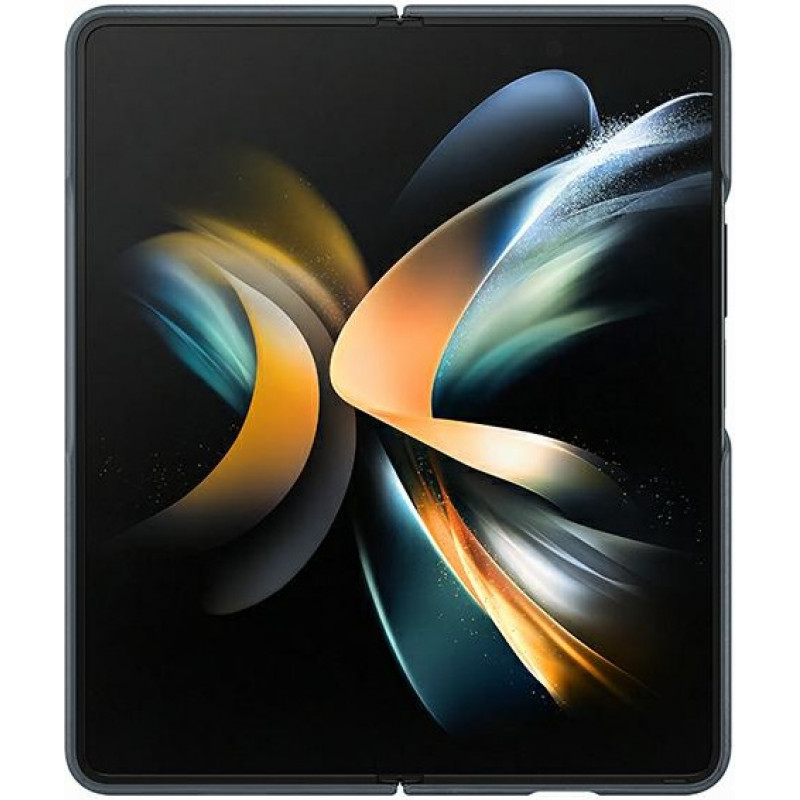 Samsung Galaxy Z Fold 4 EF-VF936LJEGWW Leder-Cover, moosgrau