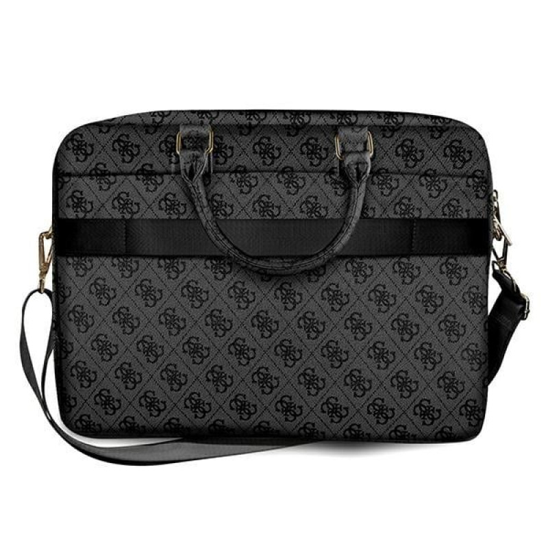 Guess GUCB15G4GFGR 15-Zoll-Laptoptasche, 4G Uptown, grau